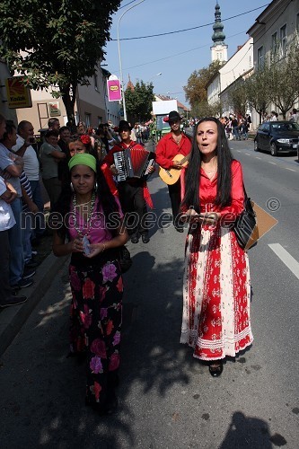 Lendavska trgatev 2009, povorka po Glavni ulici v Lendavi