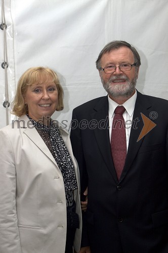 Prof. dr. Ivan Rozman, rektor Univerze v Mariboru in njegova soproga dr. Janja Črčinovič Rozman