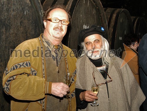 Tomaž Domicelj, glasbenik in Miran Mišo Hochstätter, fotograf