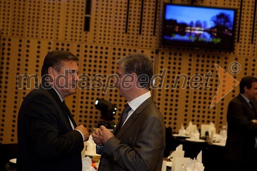 Zoran Jankovič, župan Ljubljane in Franjo Bobinac, predsednik uprave Gorenje d.d. in nekdanji predsednik Združenja Manager