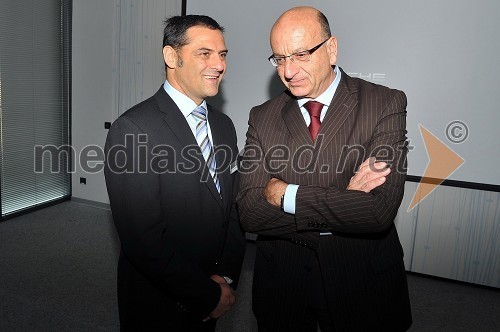 Dr. Michael Steiner, direktor Porsche Panamera in Heinz Slesak, direktor Porsche Slovenija d.o.o.