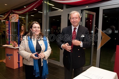 Karin Hojker, avstrijska ambasada in dr. Erwin Kubesch, avstrijski veleposlanik v Sloveniji
