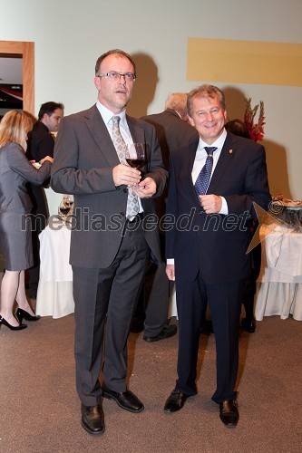 Boris Kevc in dr. Davorin Kračun, profesor na Ekonomsko-poslovni fakulteti Univerze v Mariboru ter nekdanji veleposlanik Slovenije v ZDA