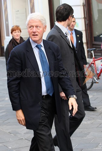 Bill Clinton, 42. predsednik ZDA na obisku v Sloveniji, na povabilo Diners Club Slovenija