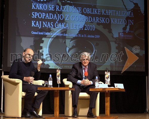 Velimir Bole in prof. dr. Janez Prašnikar, Ekonomska fakulteta Univerze v Ljubljani