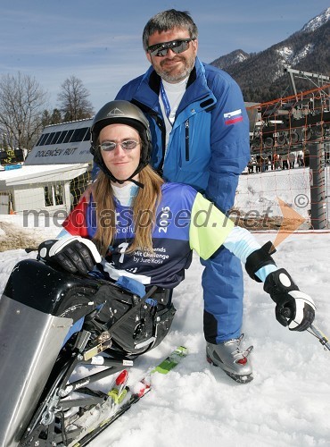 Gal Jaklič, paraolimpijec in njegov oče Roman