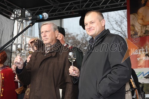 Mag. Tone Zafošnik, mestni viničar in Franc Kangler, župan Mestne občine Maribor