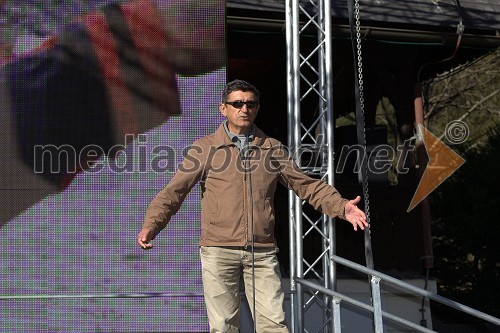 Stipe Božič, planinec in snemalec Tomaževih odprav