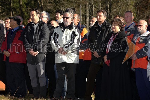 Aswin K. Shresta, častni konzul Nepala, Brane Golubovič, podžupan občine Kamnik in koordinator prireditve, Anton Tone Smolnikar, župan občine Kamnik, Borut Pahor, predsednik vlade Republike Slovenije, Julijana Bizjak Mlakar, poslanka Državnega zbora Republike Slovenije in Cene Grilc