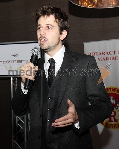 Simon Tantegel, predsednik Rotaract club Maribor