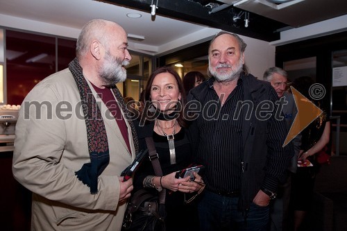 Zvone Šedlbauer, režiser, Darja Hlavka Godina in Karpo Godina, režiser