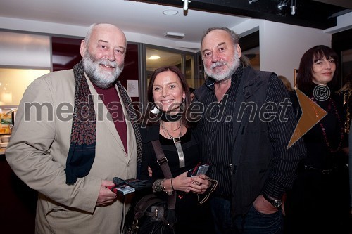 	Zvone Šedlbauer, režiser, Darja Hlavka Godina in Karpo Godina, režiser