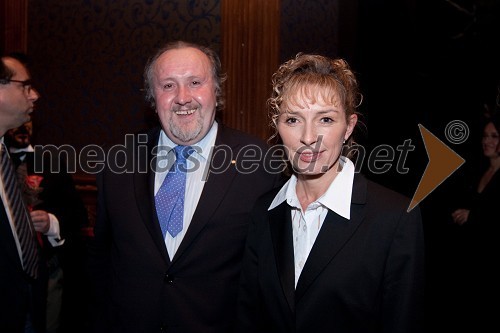 Zdravko Perger, operni pevec in Teja Valič, poslovna sekretarka SNG Opera in balet Ljubljana