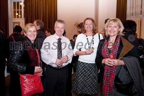 Sonja Cimerman, direktorica KD group, Janez Rozman, vodja trženja v SNG Opera Balet Ljubljana, Sonja Podobnik, poslovna sekretarka v Žito Gorenjka d.d. in Janja Pikš, javna naročila v SNG Opera Balet Ljubljana