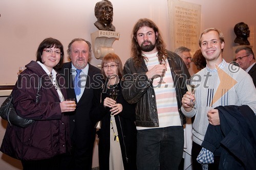 Jerica Stibilj, Zdravko Perger, operni pevec, Gordana Krkoč, Jure počkaj, operni pevec in Martin Sušnik, tenorist