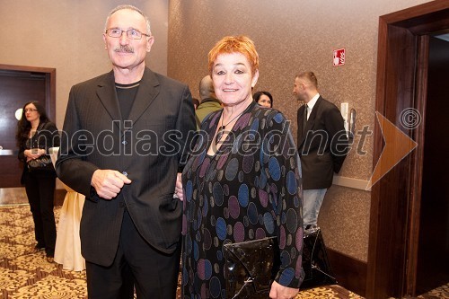 Breda Mijovič, modna poznavalka in soprog Dragan