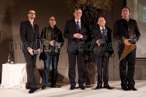 	Emil Rebek, stilist, Vadim Fiškin, dr. Danilo Türk, predsednik Republike Slovenije, Stanko Kristl, arhitekt, dobitnik nagrade Trend za življensko delo in  	Silvo Kačar, Vertigo Bird