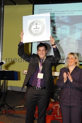 Martin Jezeršek, Obrtno podjetniška zbornica Slovenije, prejemniki nagrade Snovalec 2009 na pobudo diplomske naloge Martina Jezerška