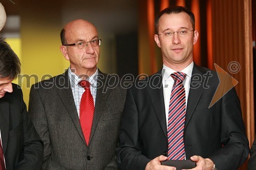 Heinz Slesak, generalni direktor Porsche Slovenija d.o.o. in Darko Horvat, direktor programa Audi pri Porsche Slovenija d.o.o.