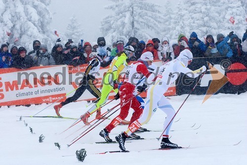 Petra Majdič, smučarska tekačica  (v rumenem dresu)