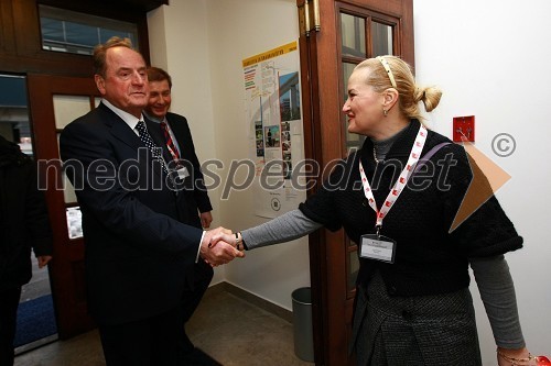 Ivan Zidar, predsednik uprave SCT in Ingrid Sever, idejni vodja kongresa RIMC 2010   
 
