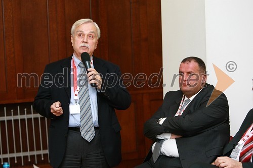 Dr. Johannes Ludewig, predsednik CER in Blaž Miklavčič, predsednik uprave GH Holding d.d.