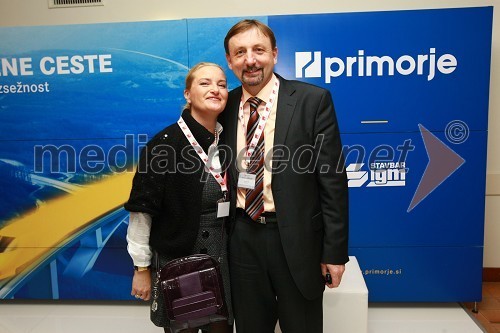 Ingrid Sever, idejni vodja kongresa RIMC 2010 in Zvone Likar, Primorje Avdovščina