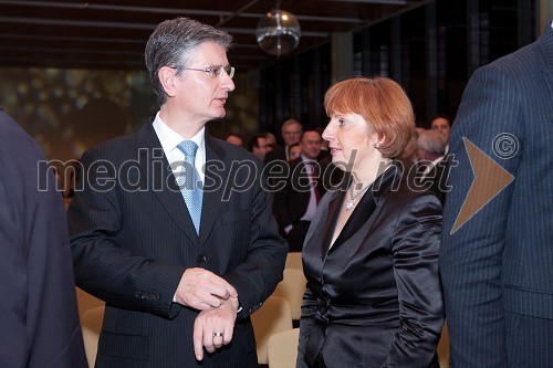 Franjo Bobinac, predsednik uprave Gorenje d.d. in Tatjana Fink, direktorica podjetja Trimo Trebnje d.d