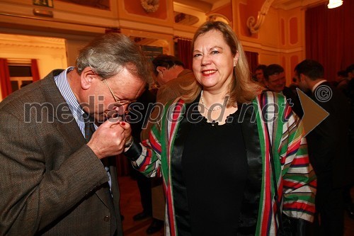 Dr. Erwin Kubesch, avstrijski veleposlanik v Sloveniji in Inger Ultvedt, švedska veleposlanica v Sloveniji