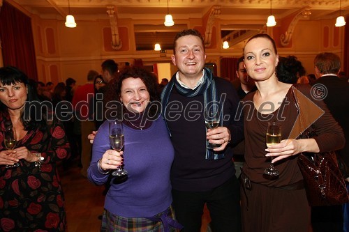 Simona Hribar, Danilo Steyer, vinogradništvo Steyer vina in Iris Kociper, vodja hotela Arena Maribor