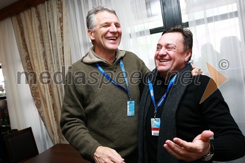 Marko Voljč, nekdanji predsednik uprave NLB in Zoran Janković, župan Ljubljane