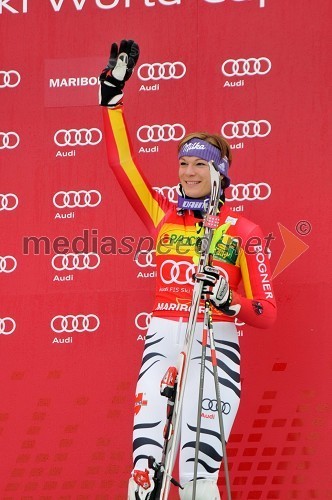 Maria Riesch, smučarka (Nemčija), tretjeuvrščena na slalomu za 46. Zlato lisico
