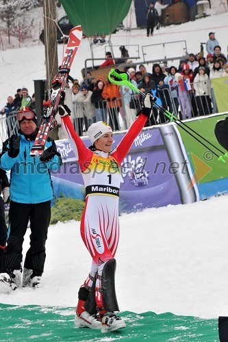 Kathrin Zettel, smučarka (Avstrija) in zmagovalka slaloma za 46. Zlato lisico