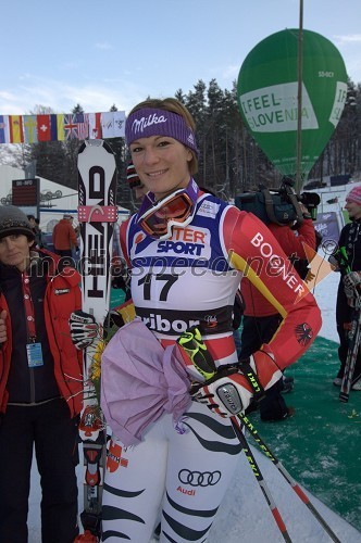 Maria Riesch, smučarka (Nemčija), drugouvrščena na veleslalomu za 46. Zlato lisico