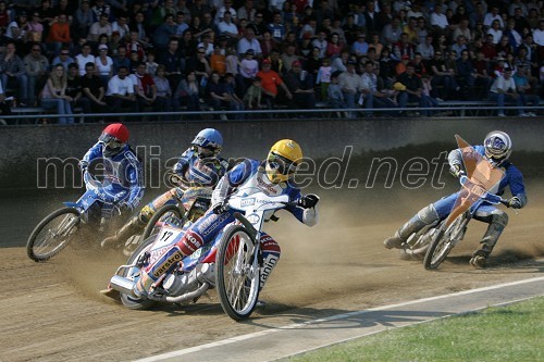 Ivan Vargek (Hrvaška), Manuel Nowotny (Avstrija),  Izak Šantej (AMD Krško) in Matic Voldrih (AMTK Ljubljana))