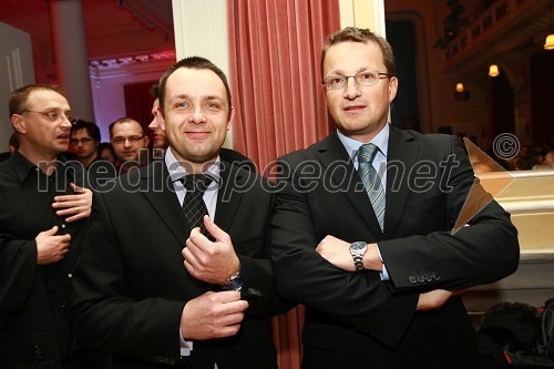 Dejan Rebernik, vodja marketinga, ČZP Večer d.d. in Andrej Klasinc, predsednik uprave Term Ptuj