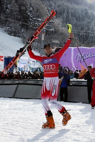 Reinfried Herbst, smučar (Avstrija) in zmagovalec slaloma za 49. Pokal Vitranc