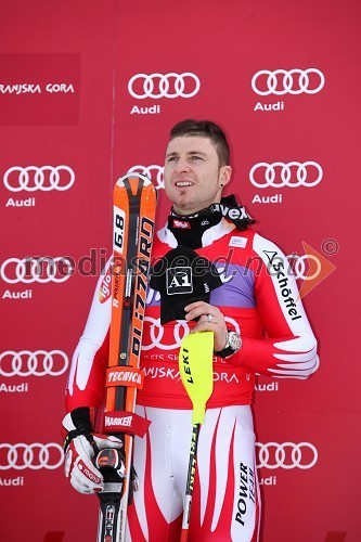 Reinfried Herbst, smučar (Avstrija) in zmagovalec slaloma za 49. Pokal Vitranc