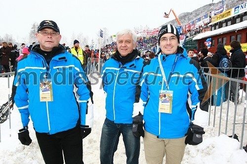 Roman Domjan, Dragoljub Janičijević in Miloš Petkovič