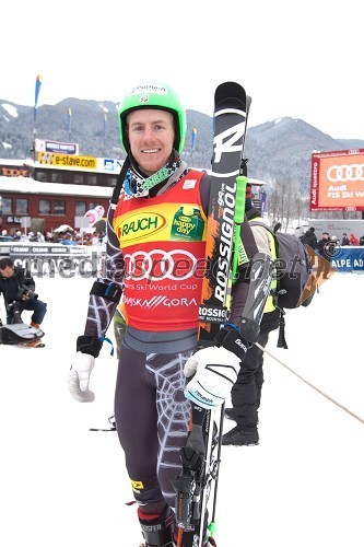 Ted Ligety, smučar (ZDA), tretjeuvrščeni na veleslalomu za 49. Pokal Vitranc