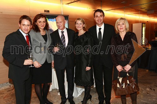 Dr. Andrej Janež, diabetolog, Klinika za endokrinologijo, diabetes in bolezni presnove UKC Ljubljana, dr. Maja Uran, Fakulteta za turistične študije Portorož, dr. Peter Kotar, direktor podjetja Sol Intercontinental d.o.o., njegova soproga Barbara Kotar, Gregor Jamnik, generalni direktor Hotel Slon in Evelina Oltra, Klinika za endokrinologijo, diabetes in bolezni presnove UKC Ljubljana