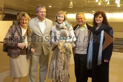 	Tatjana Žargi, predsednica slovenskega društva Hospic, Marko Škrajnar, Tatjana Fink, Slavko Škrajnar in soproga Angelca