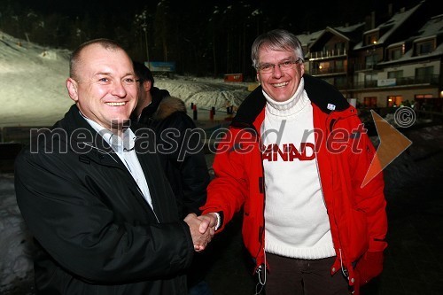 Franc Kangler, župan Mestne občine Maribor in Pierre Guimond, veleposlanik Kanade v Sloveniji