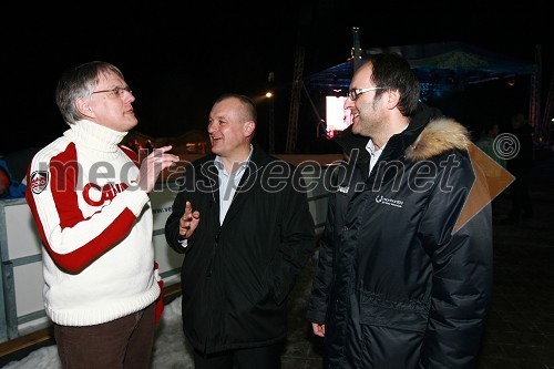 Pierre Guimond, veleposlanik Kanade v Sloveniji, Franc Kangler, župan Mestne občine Maribor ter Tomaž Gaube, direktor in solastnik Kraft & Werk