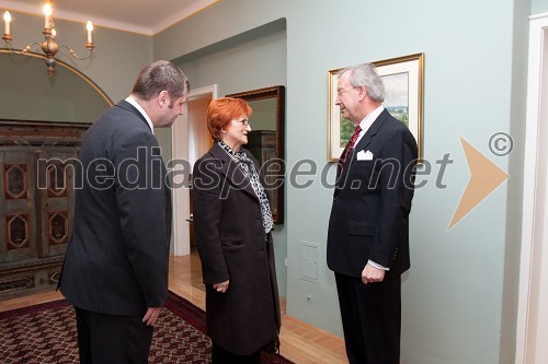 Günter Salzmann, namestnik avstrijskega ambasadorja, ... in dr. Erwin Kubesch, avstrijski veleposlanik v Sloveniji