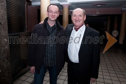 Jurij Hladnik, klarinetist in Boris Krajnik