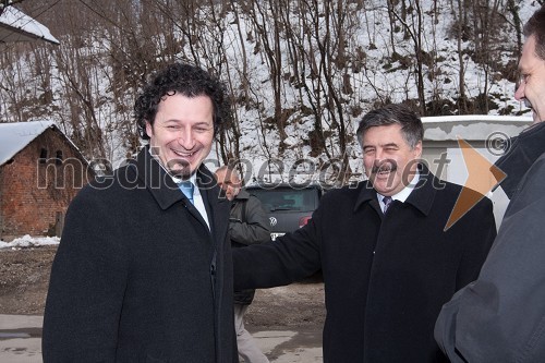 Dr. Patrick Vlačič, minister za promet in Alojz Sok, župan Občine Ormož