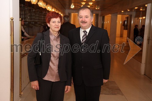Bogdan Čepič, poslanec Državnega zbora RS in njegova soproga