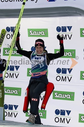 Anders Jacobsen, smučarski skakalec (Norveška) in tretjeuvrščeni na svetovnem prvenstvu