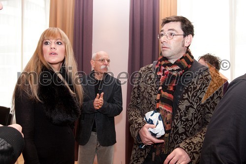 Rebeka Dremelj, pevka in Matjaž Pograjc, režiser